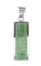 Authentic Sterling Silver Turquoise Pendant AX95448